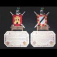 Escudos tipo marquetería y Pergaminos 85x70, modelo: E5
